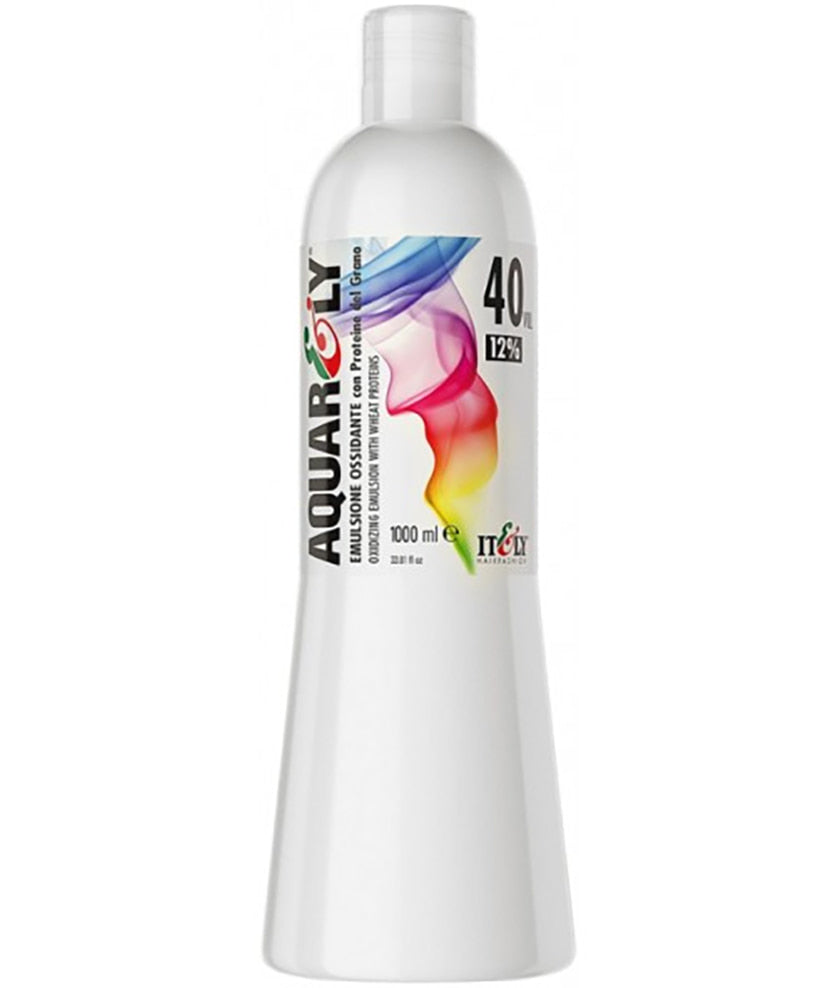 Italy Hair Fashion Aquarely 40 Volume Developing Cream 32oz Bottle