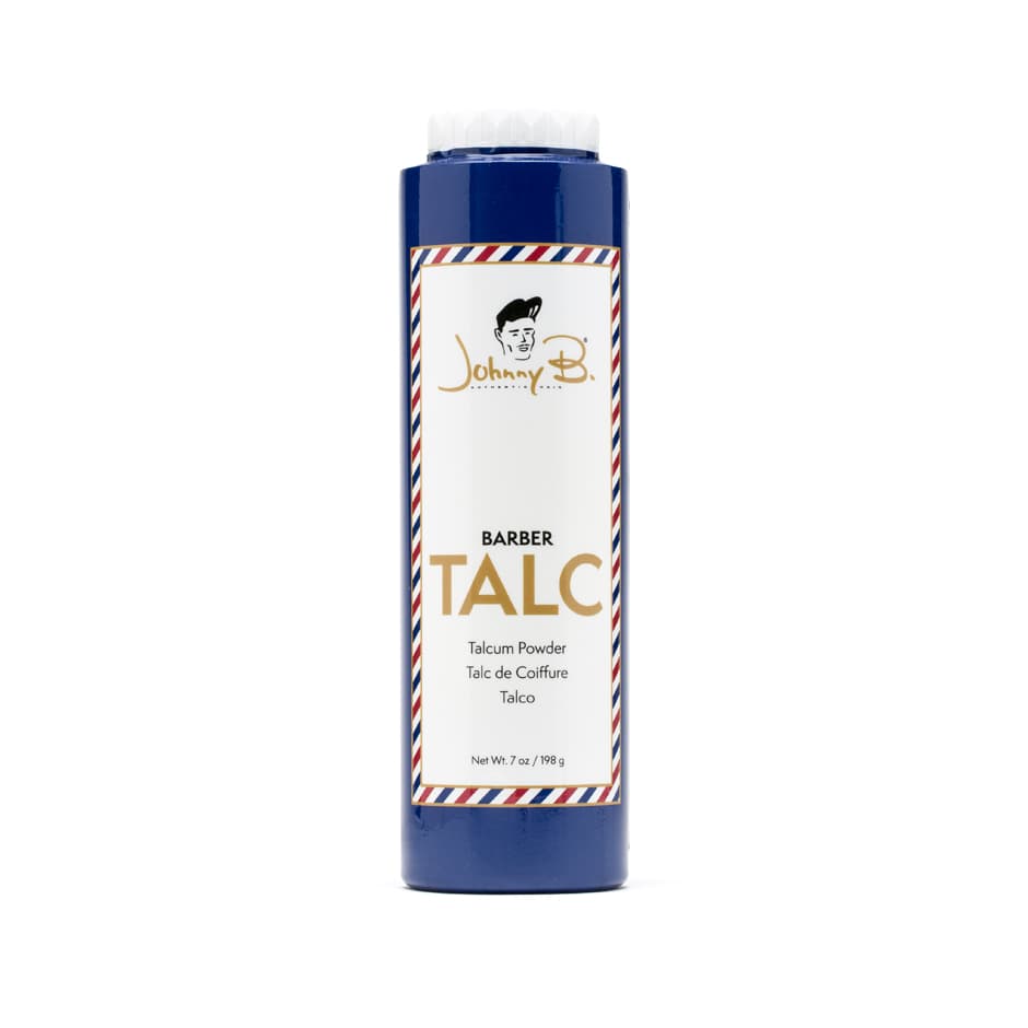 Johnny B. Barber Talc 7oz Bottle