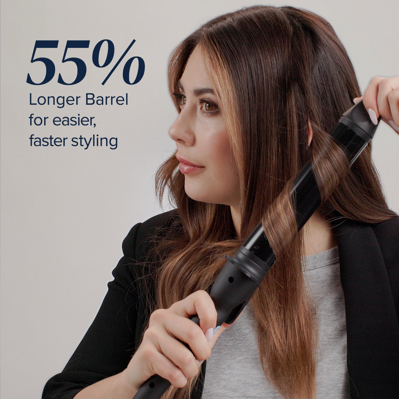 Bio Ionic Long Barrel Curling Irons – 1” & 1.25”