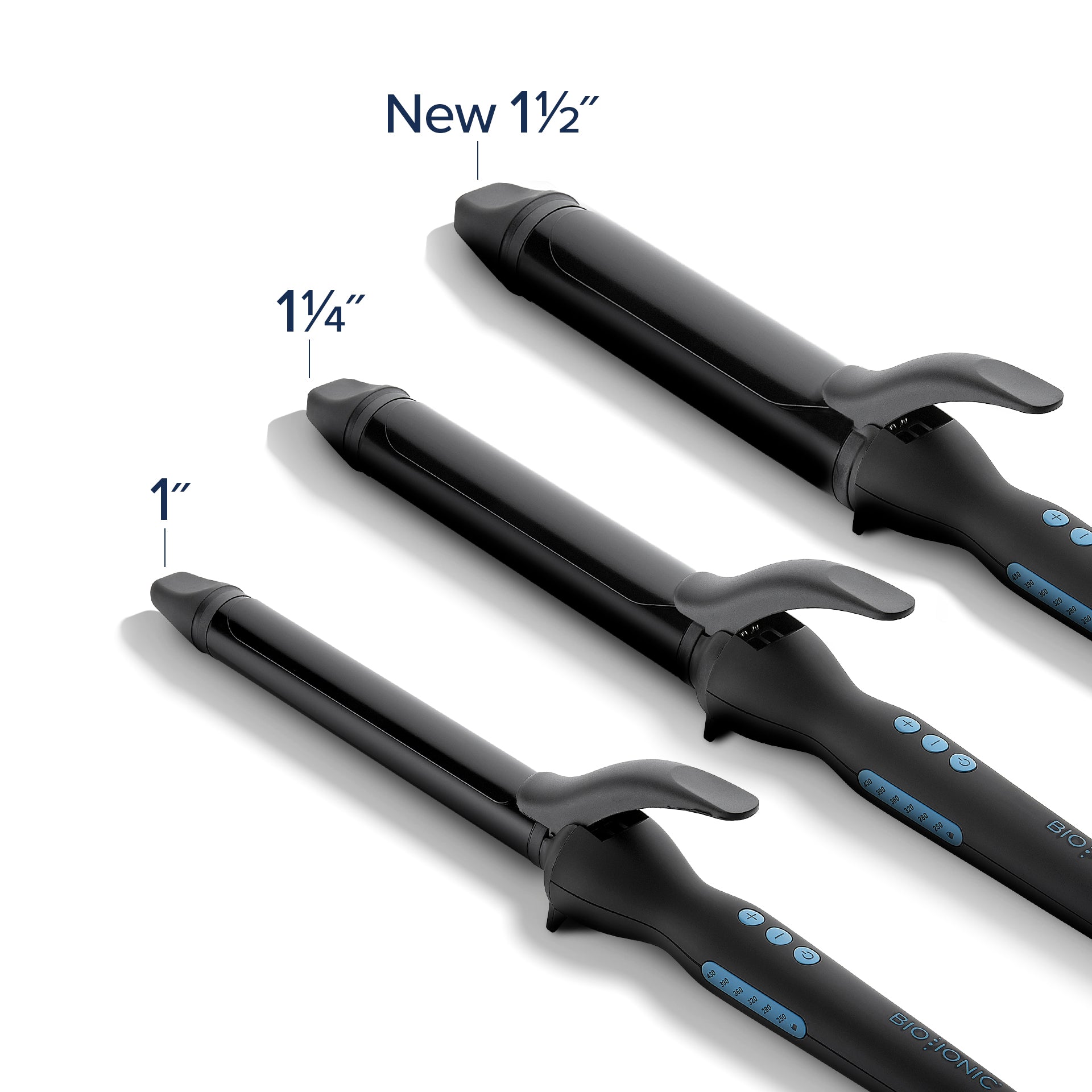 Bio Ionic Long Barrel Curling Irons – 1” & 1.25”