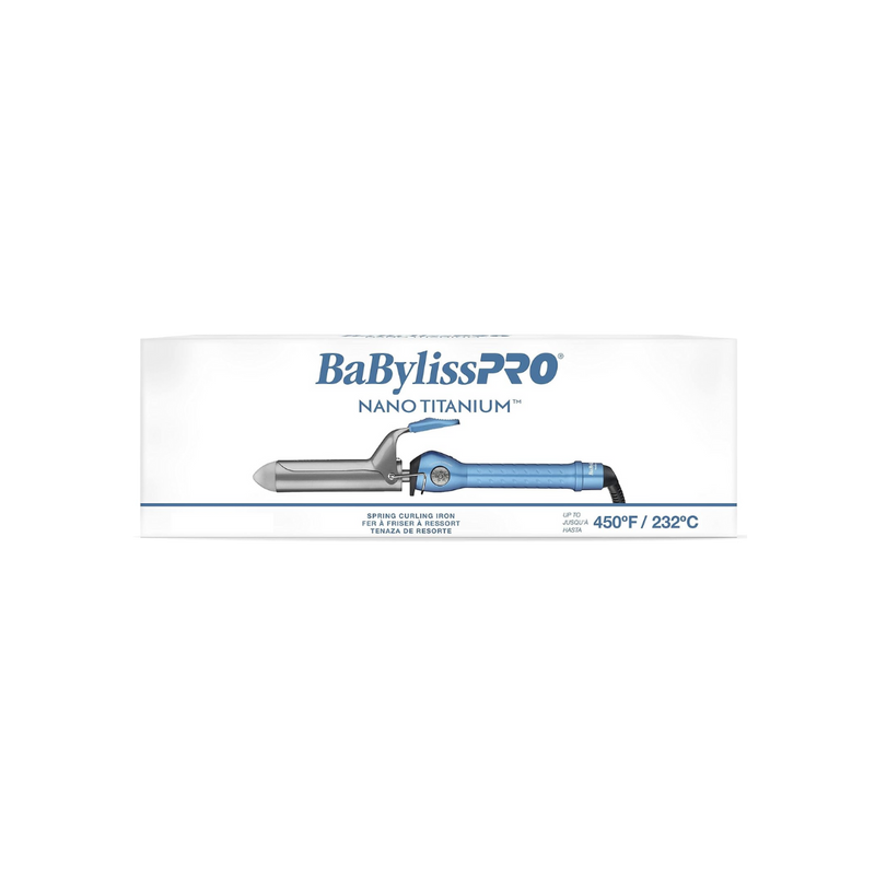 Babyliss Nano Titanium Spring 1 1/2" Curling Iron