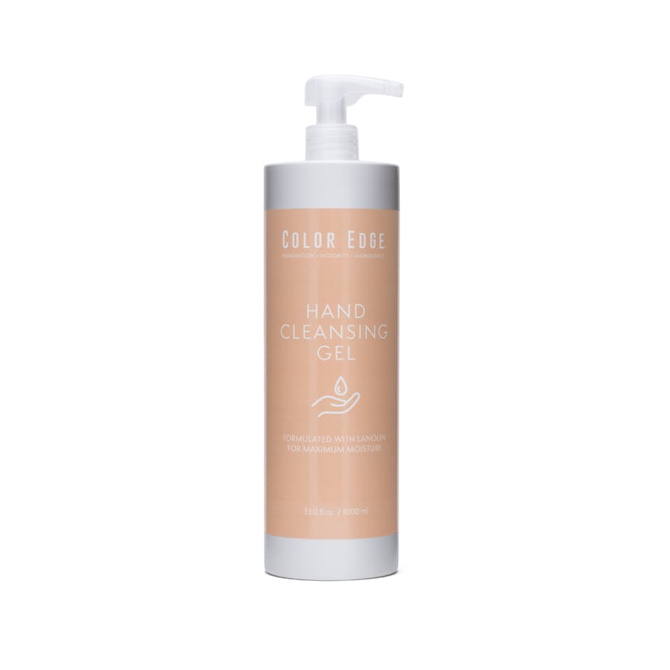 Color Edge Hand Cleansing Gel 33oz Bottle w/ Pump