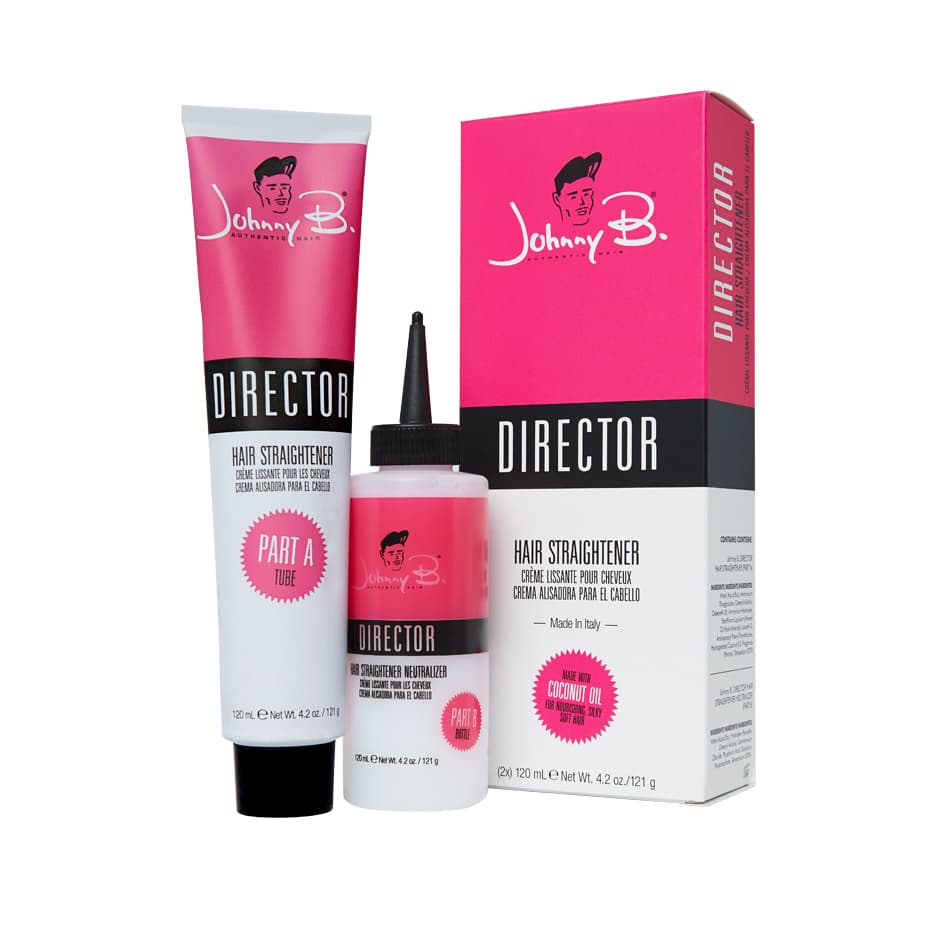 Johnny B. Director Hair Straightener 4.2oz Tube & Bottle